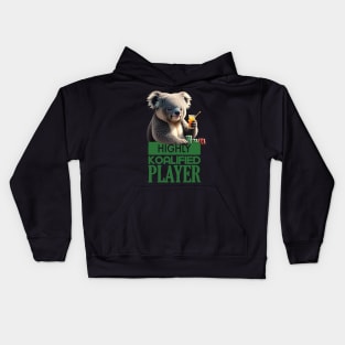 Just a Highly Koalified Player Koala Kids Hoodie